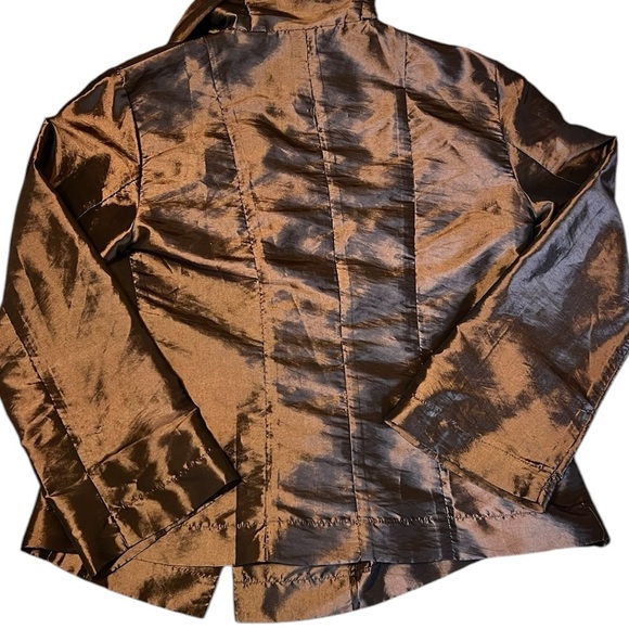 Amèlline Women's Metallic Brown Formal Jacket Sz. S NWT - Picture 2 of 9